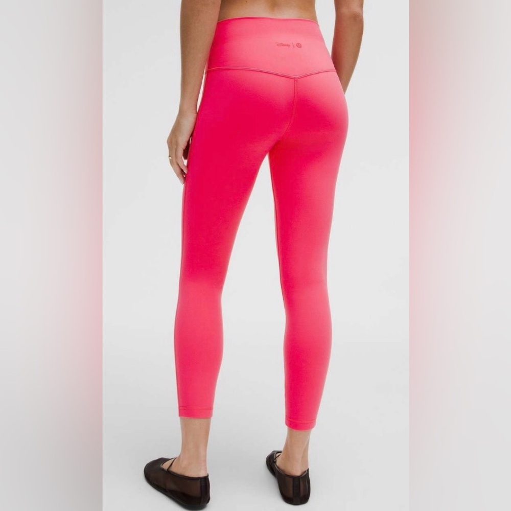 Lululemon Disney NWT Align High Rise Pants 25” Leggings Lip Gloss Pink Size 6 - Picture 4 of 15